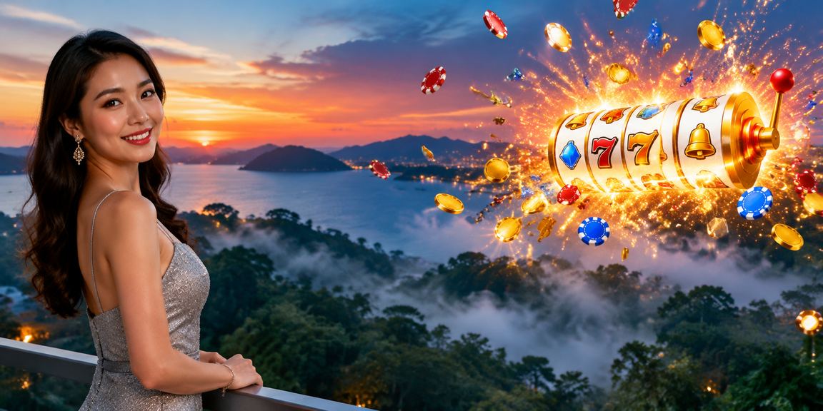 Permainan slot dalam talian bertema Kota Kinabalu dengan grafik menarik dan peluang jackpot besar
